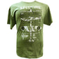 Supermarine Spitfire WW2 Battle Of Britain RAF Fighter Aircraft Blueprint Design T Shirt