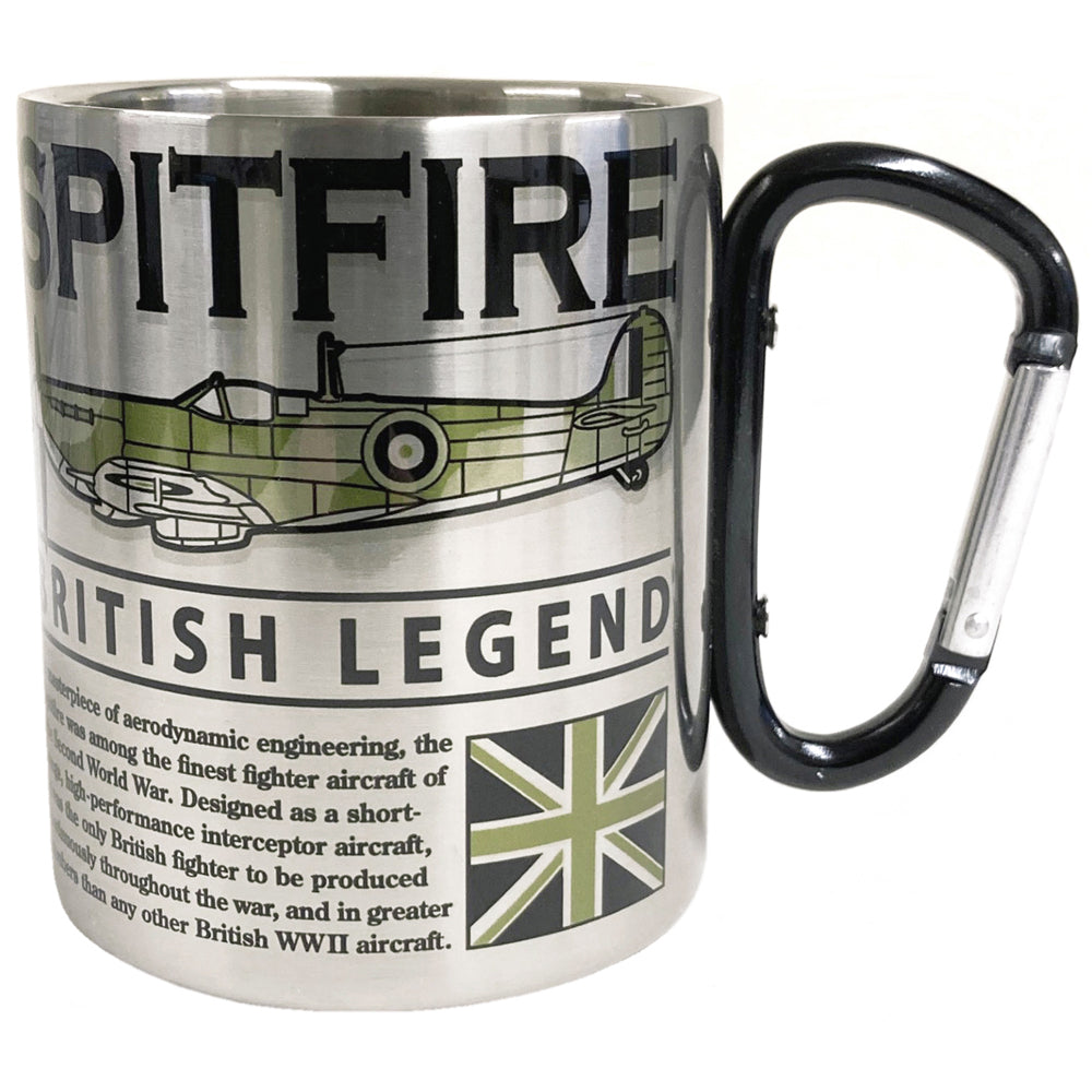 Spitfire - 8oz Stainless steel carabiner mug