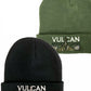 Avro Vulcan Nuclear Bomber RAF Aircraft Embroidered Black Green Beanie Hat