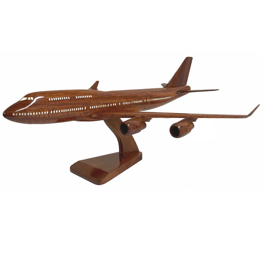 B 747 Jumbo Commercial Passenger Aircraft Desktop Model.