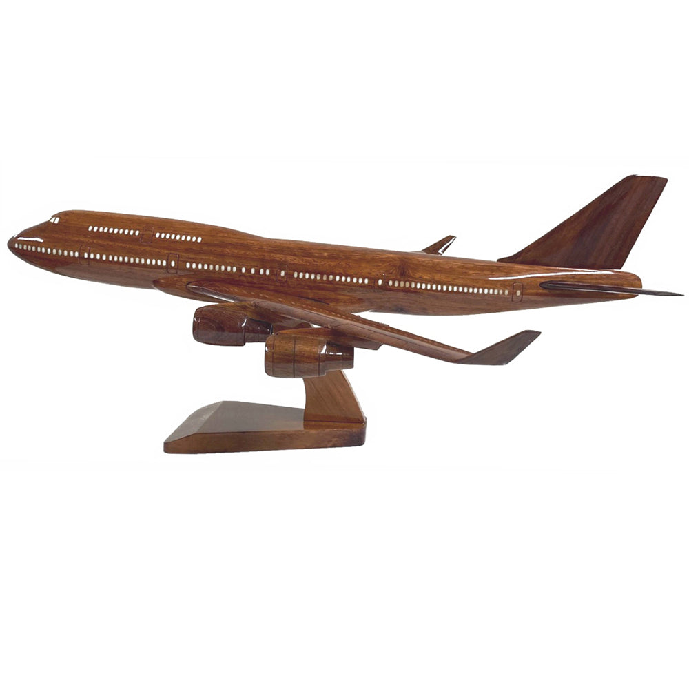 B 747 Jumbo Commercial Passenger Aircraft Desktop Model.