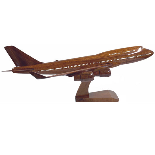 B 747 Jumbo Commercial Passenger Aircraft Desktop Model.