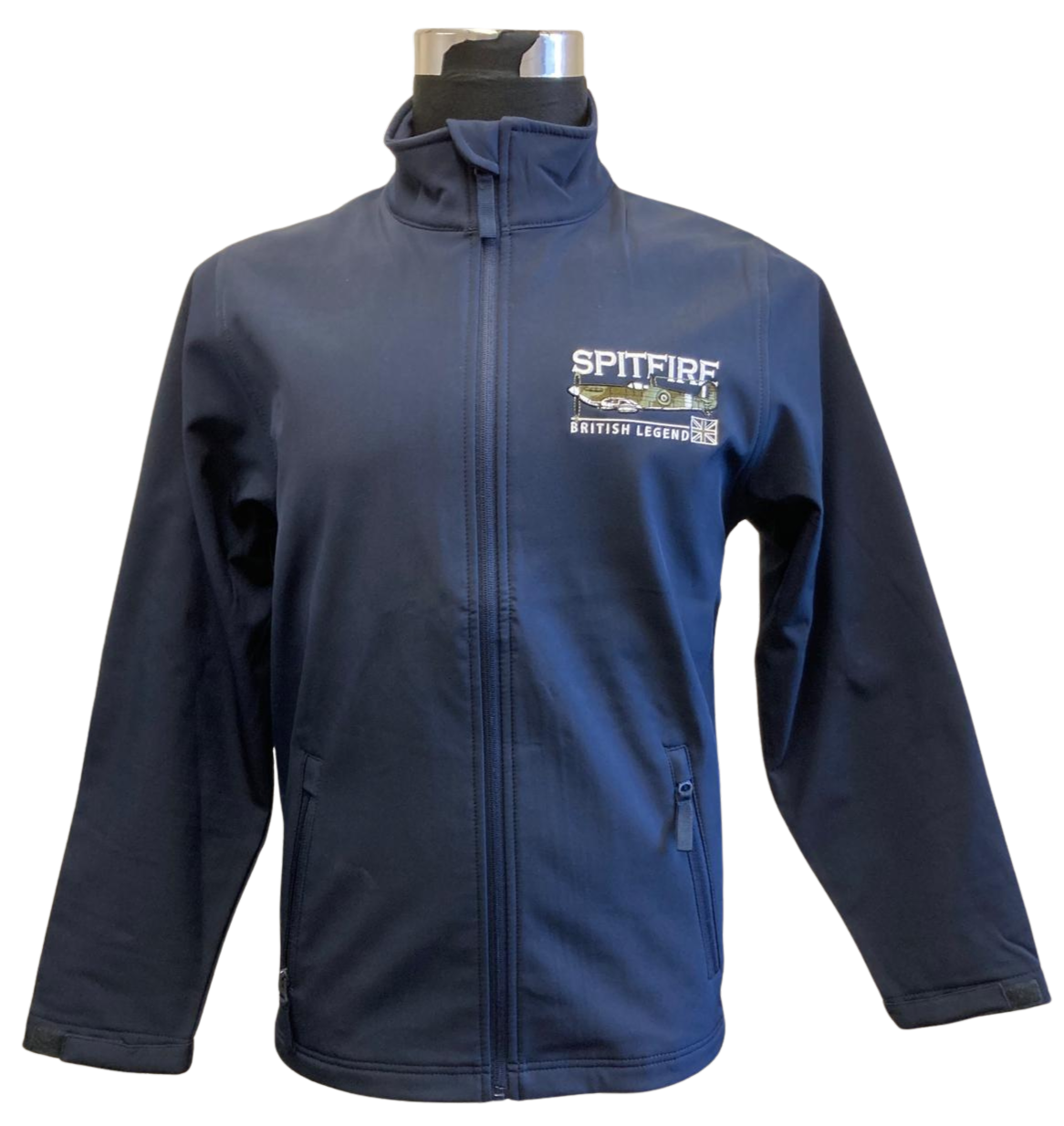 Two Layer Soft Shell Jacket — Navy