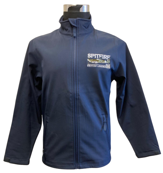 Two Layer Soft Shell Jacket — Navy