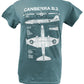 English Electric Canberra RAF Military Aircraft Blueprint Design T Shirt