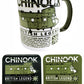 CH 47 Chinook Military Twin Engine Heavy Lifting Transport Helicopter Mug Coaster
