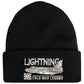 BACs English Electric Lightning RAF Interceptor Aircraft Embroidered Black Green Beanie Hat