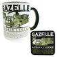 Aérospatiale Westland Gazelle British French Army Egyptian Air Force Utility Armed Helicopter Mug Coaster