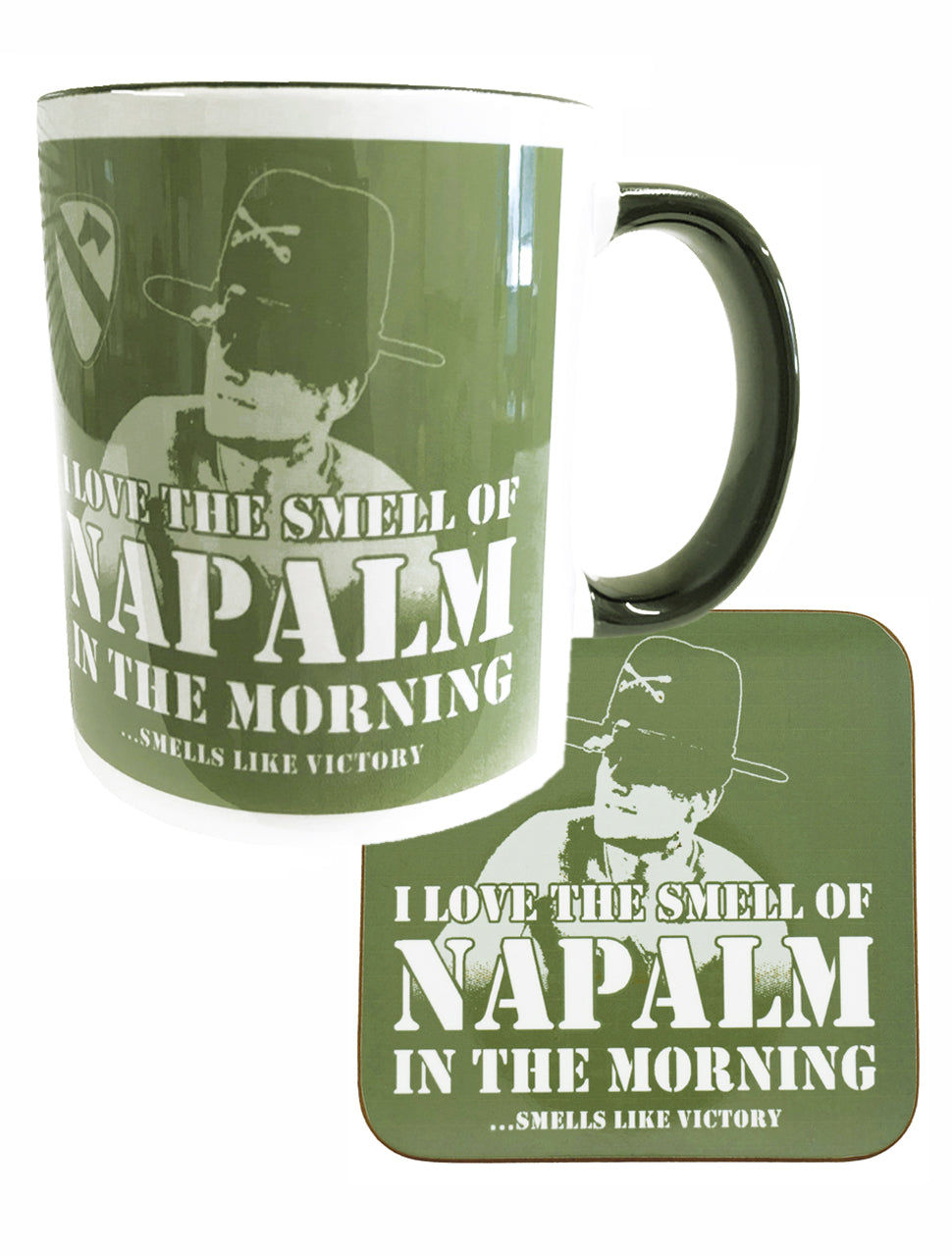 I Love The Smell of Napalm US Army Vietnam War Mug Coaster
