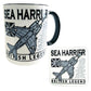 British Aerospace Sea Harrier Royal Navy V STOL Fighter Reconnaissance Aircraft Mug Coaster