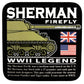 M4 Sherman Firefly Medium WW2 British Army Tank Mug Coaster Set