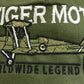 de Havilland DH 82 Tiger Moth RAF CAF RAAF RNZAF Biplane Aircraft Embroidered Black Green Adjustable Baseball Cap