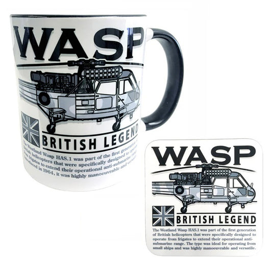 Westland Wasp RN RNZN HNLMS Military Helicopter Mug Coaster