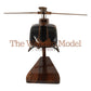 Eurocopter now Airbus Helicopters EC130 H130 Helicopter Wooden Desktop Model