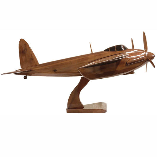 2 Foot de Havilland DH.98 Mosquito RAF/RCAF/RAAF/USAF WW11 Multirole Fighter-Bomber Aircraft Wooden Model.