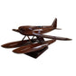 Supermarine S 6B Racing Seaplane British Aircraft Wooden Desktop Model