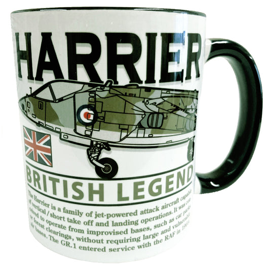 British Aerospace Harrier GR RAF Fighter Bomber Aircraft Mug