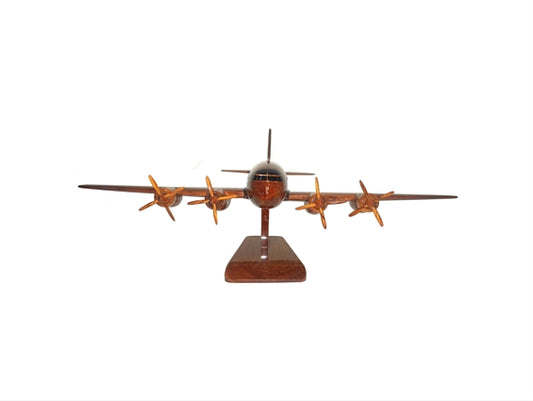 Handley Page Hastings WW2 Royal Air Force Cargo Troop Carrier Aircraft Wooden Desktop Model