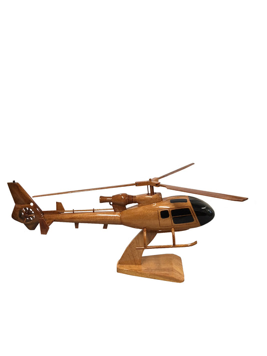 Aérospatiale Westland Gazelle British French Army Egyptian Air Force Utility Armed Helicopter Wooden Desktop Model