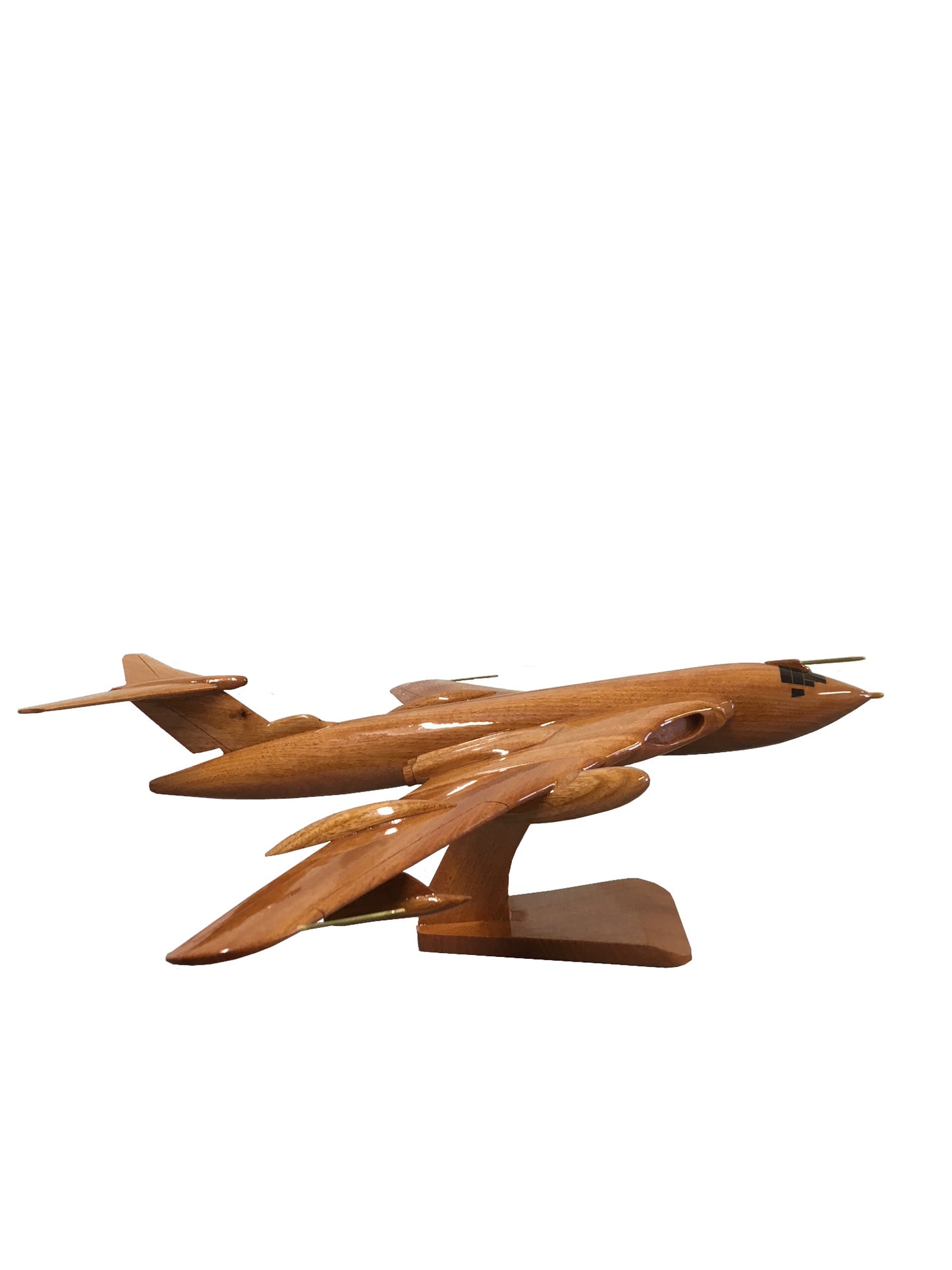 Handley Page Victor RAF Strategic Nuclear Bomber Aerial Refueling Aircraft Wooden Desktop Model