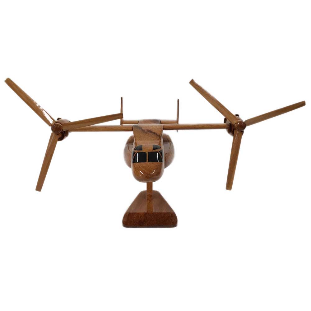 Bell V22 Osprey USAF US Navy US Marine Corps Military Helicopter Wooden Desktop Model