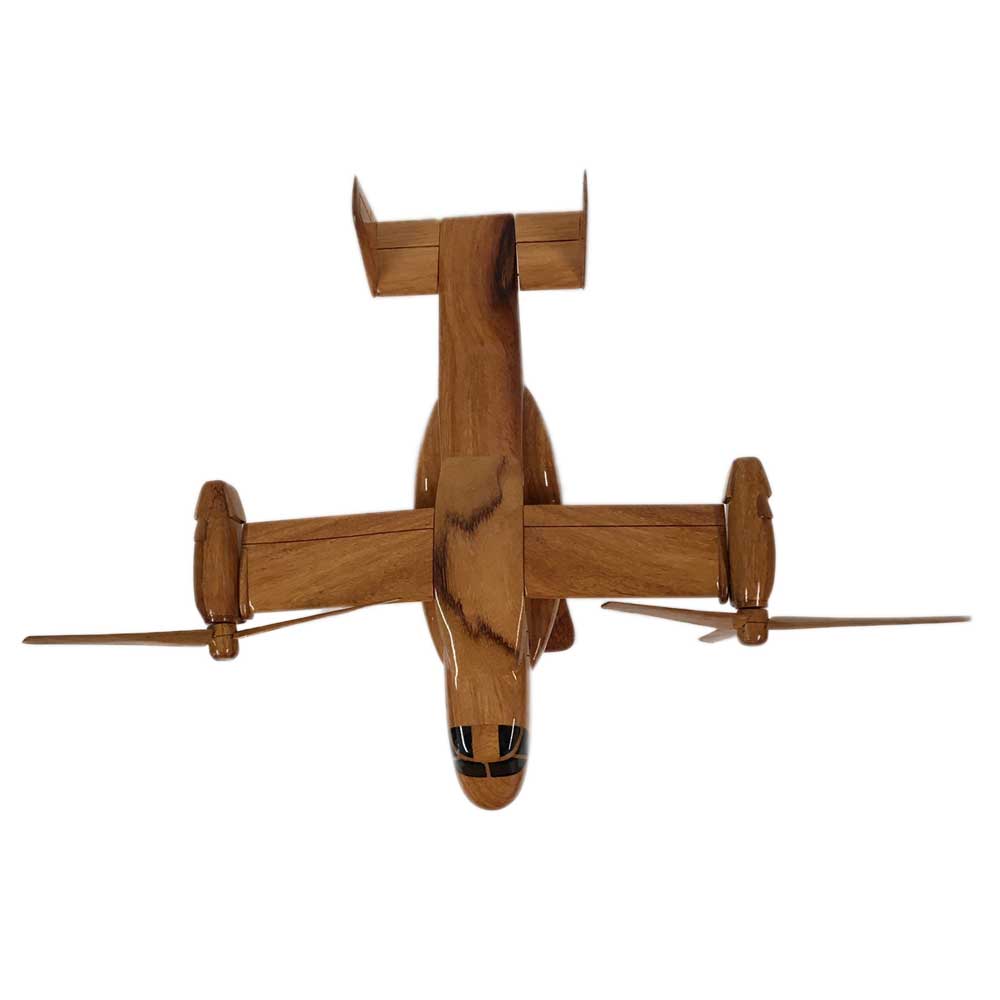 Bell V22 Osprey USAF US Navy US Marine Corps Military Helicopter Wooden Desktop Model