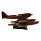 Supermarine S 6B Racing Seaplane British Aircraft Wooden Desktop Model