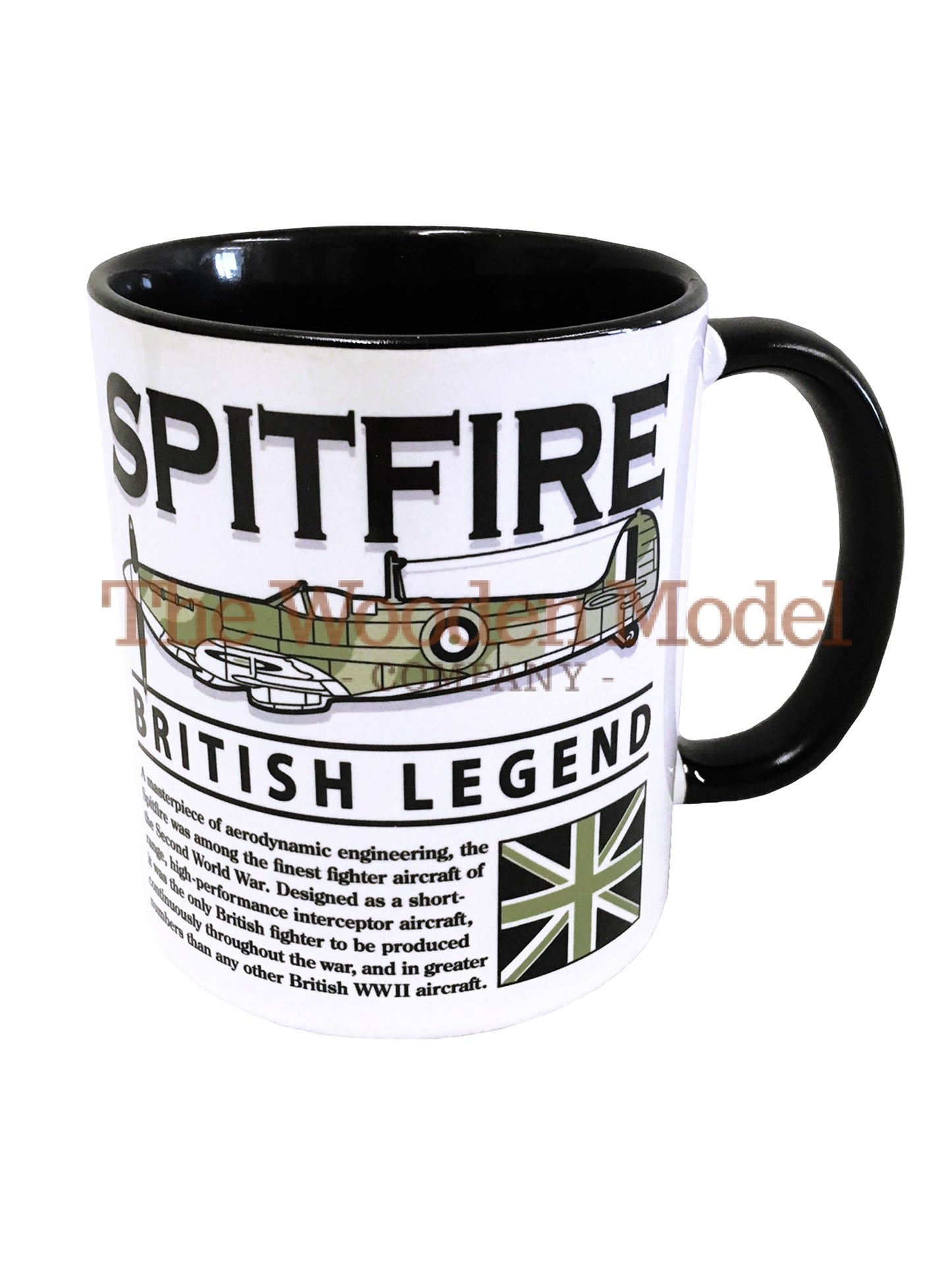 Supermarine Spitfire RAF WW2 Battle Of Britain Fighter Aircraft Design Mug