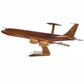 E-3D Sentry AWACs Royal Air Force Royal Saudi Air Force Surveillance Aircraft Wooden Desktop Model