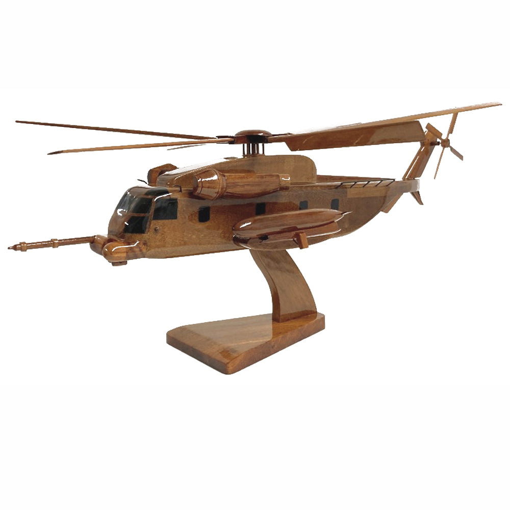 Sikorsky MH-53 Pave Low United States Air Force Special Operations Military Helicopter Executive Mahogany Model.