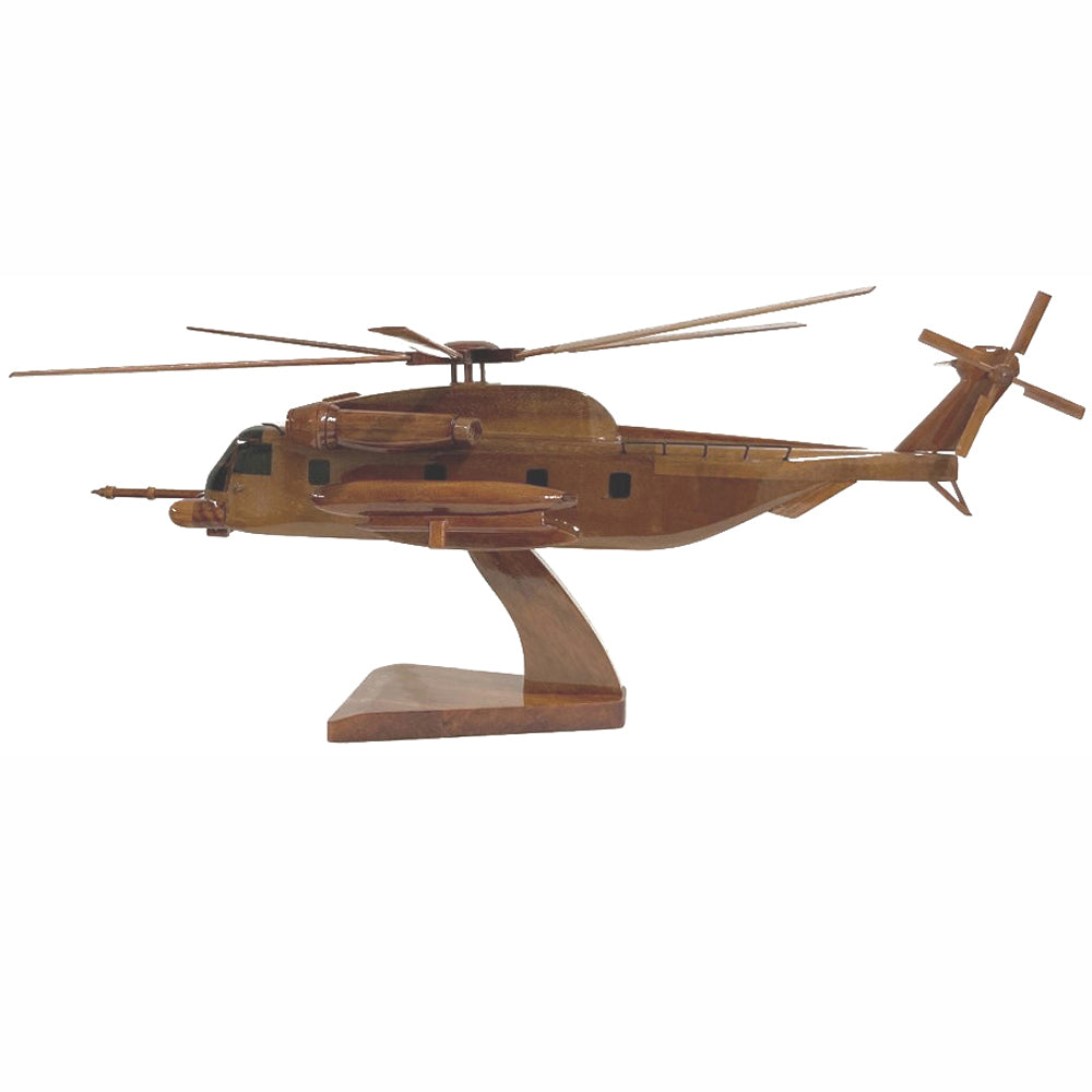 Sikorsky MH-53 Pave Low United States Air Force Special Operations Military Helicopter Executive Mahogany Model.