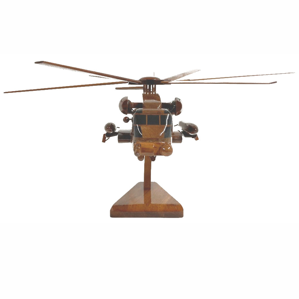 Sikorsky MH-53 Pave Low United States Air Force Special Operations Military Helicopter Executive Mahogany Model.