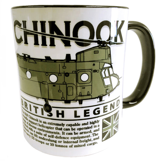 CH 47 Chinook Military Twin Engine Heavy Lifting Transport Helicopter Mug