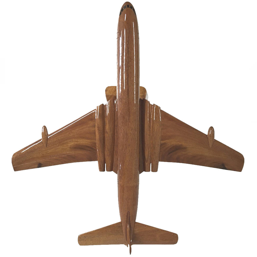 de Havilland DH 106 Comet RAF BOAC Dan Air British European Airways Civilian Military Jet Airliner Aircraft Wooden Desktop Model