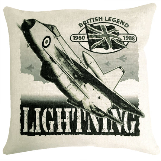BACs English Electric Lightning RAF RSAF Interceptor Fighter Aircraft Action Cushion Inner Included