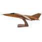 General Dynamics F-111 Aardvark USAF, Royal Australian Supersonic Multirole Aircraft Wooden Executive Desktop Model.