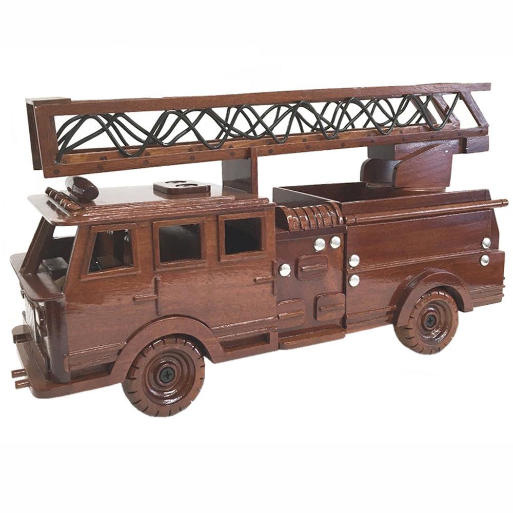 New York Wooden Turntable Fire Engine Model. LAST ONE AVAILABLE - THIS ITEM WILL BE DISCONTINUED!