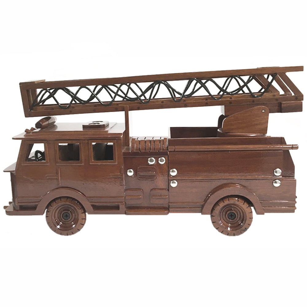 New York Wooden Turntable Fire Engine Model. LAST ONE AVAILABLE - THIS ITEM WILL BE DISCONTINUED!