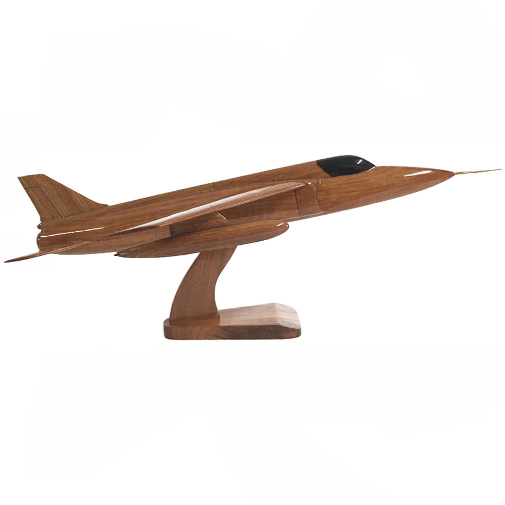 Folland Gnat Royal Air Force Cold War Military Fighter Aircraft Wooden Desktop Model