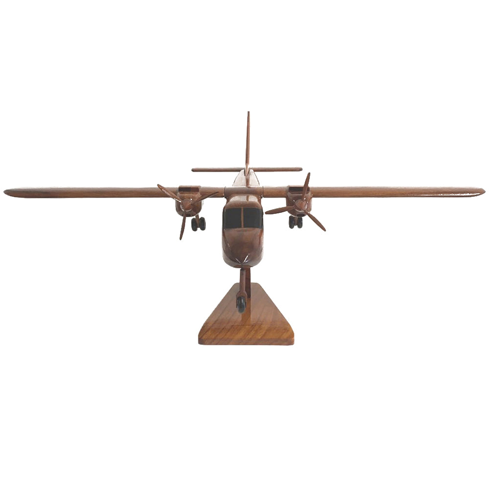 Britten-Norman Islander RAF Transport Aircraft Wooden Desktop Model