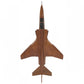 SEPECAT Jaguar RAF FFAF IAF Supersonic Fighter Reconnaissance Trainer Aircraft Wooden Desktop Model