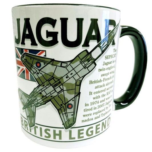 SEPECAT Jaguar RAF FFAF IAF Supersonic Fighter Reconnaissance Trainer Aircraft Mug