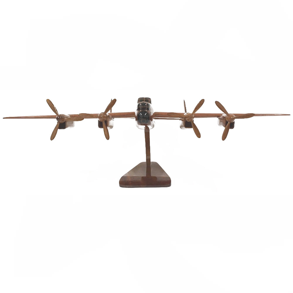 Avro Lancaster RAF RCAF RAAF WW11 Four Engine Heavy Bomber Aircraft Wooden Desktop Model