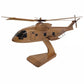 AgustaWestland AW101 Merlin Mk2 Helicopter Wooden Desktop Model