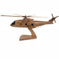 AgustaWestland AW101 Merlin Mk2 Helicopter Wooden Desktop Model