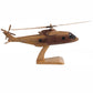 AgustaWestland AW101 Merlin Mk2 Helicopter Wooden Desktop Model