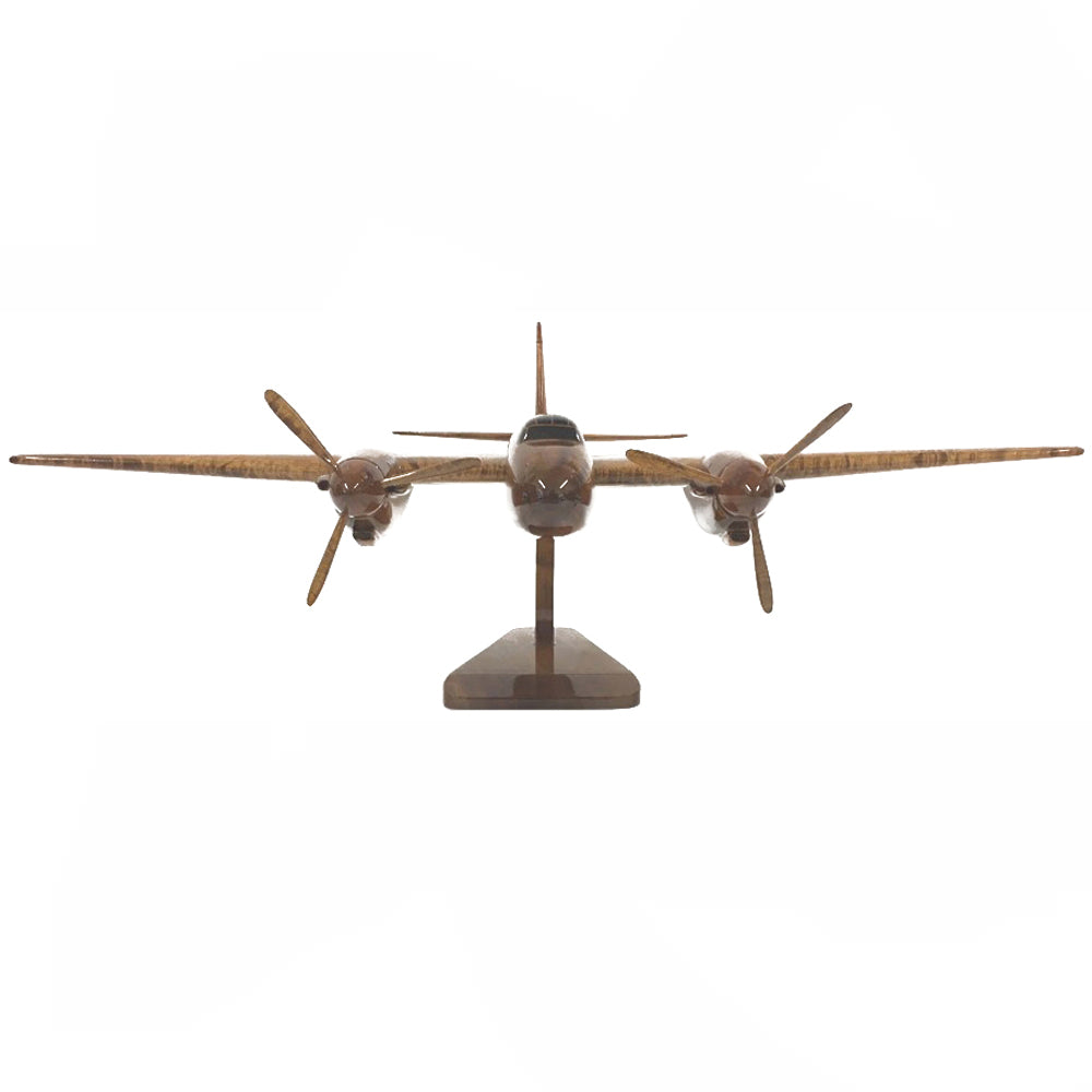 de Havilland DH.98 Mosquito RAF RCAF RAAF USAF WW11 Multirole Fighter-Bomber Aircraft Executive Wooden Desktop Model.