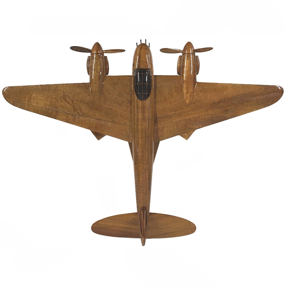 de Havilland DH.98 Mosquito RAF RCAF RAAF USAF WW11 Multirole Fighter-Bomber Aircraft Executive Wooden Desktop Model.