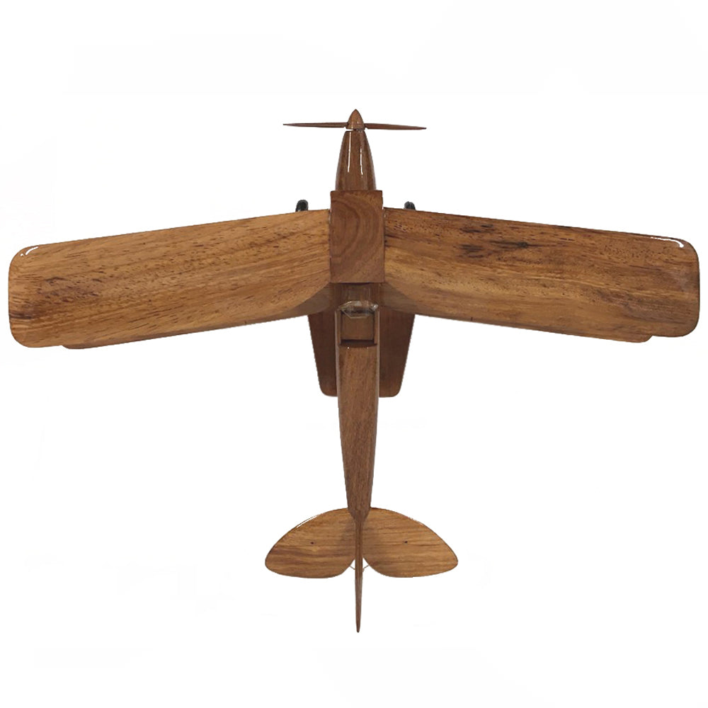 de Havilland DH.82 Tiger Moth RAF CAF RAAF RNZAF Biplane Aircraft Wooden Desktop Model