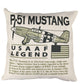 North American Aviation P 51 Mustang USAA RAF RNZAF RCAF WW2 Fighter Bomber Aircraft Cushion Inner Included